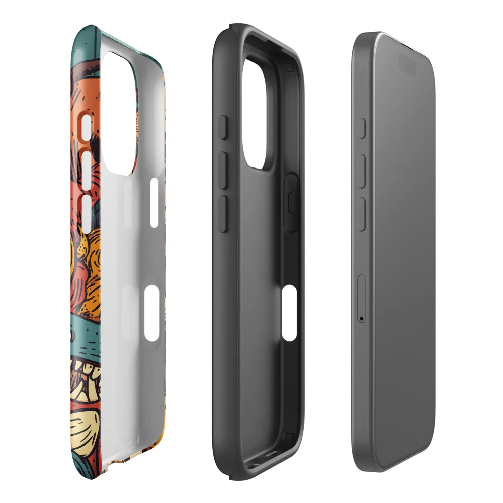 Whimsical Gathering of Creatures | Phone Case |  16 Pro | Tough Case | Glossy