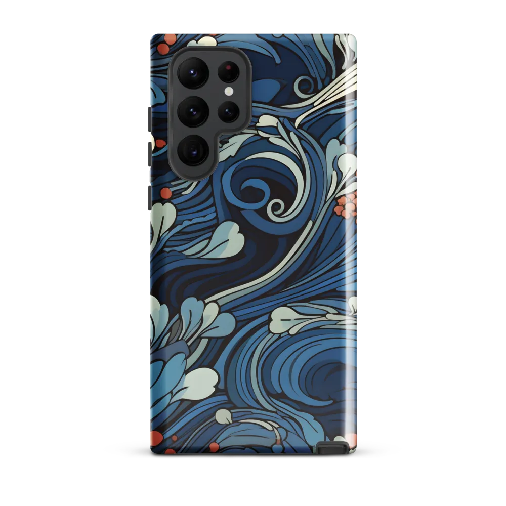 Nature's Elegance: An Oceanic Tapestry | Phone Case |  S22 Ultra | Tough Case | Glossy