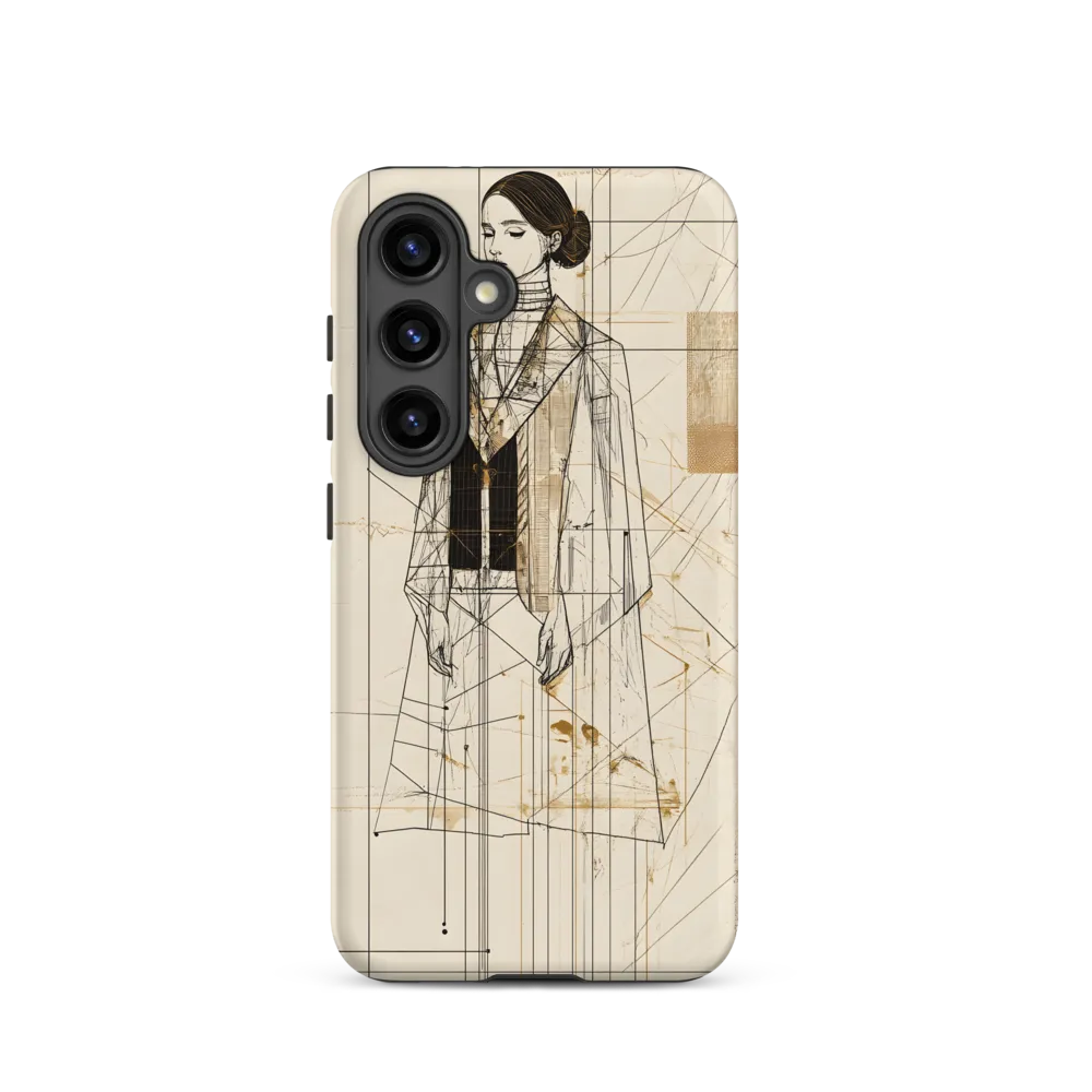 Elegance in Lines | Phone Case |  S24 | Tough Case | Matte
