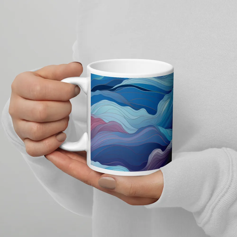 Harmonious Waves | Mug with White inside | 11 oz