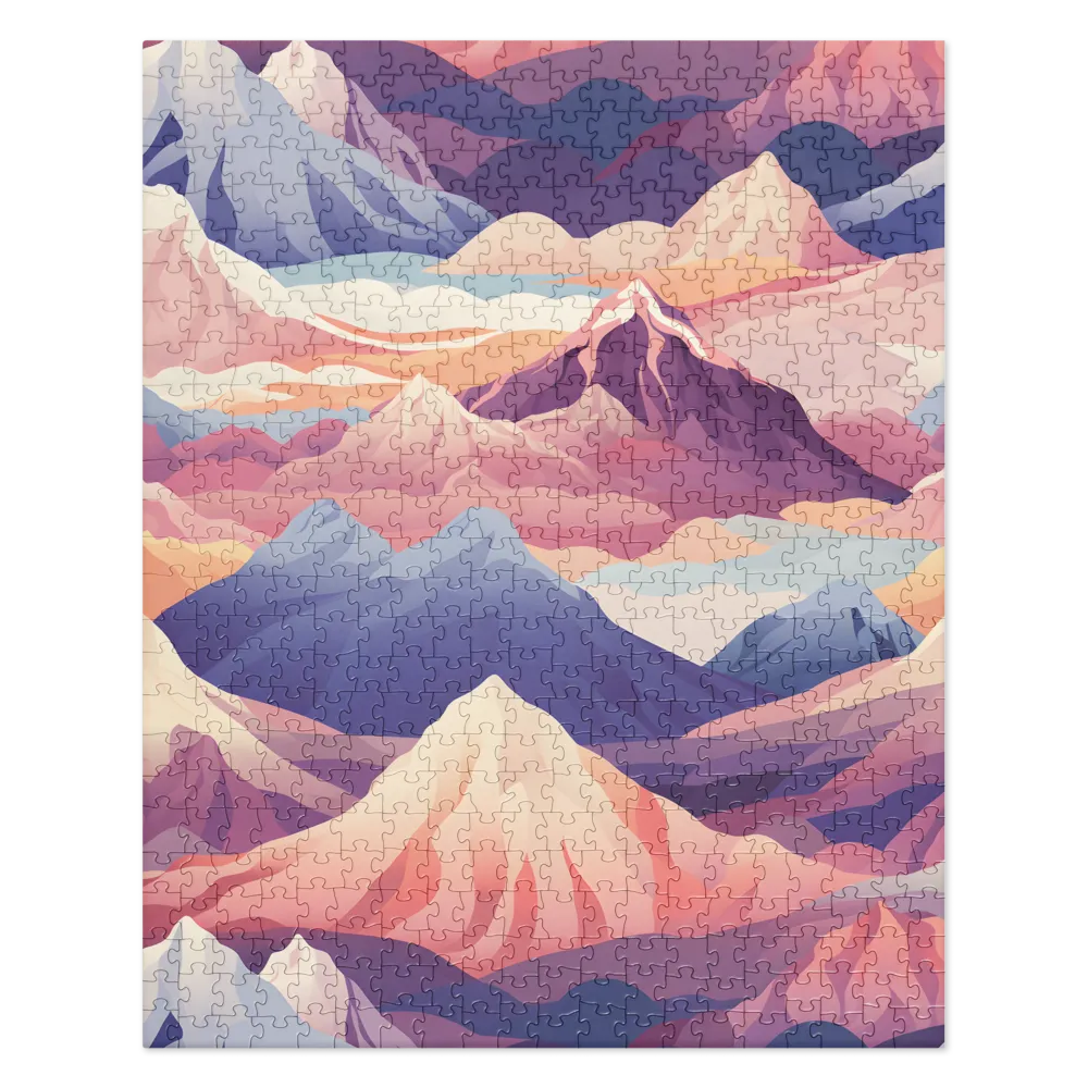 Ethereal Mountain Symphony | Jigsaw Puzzle | 520 pieces