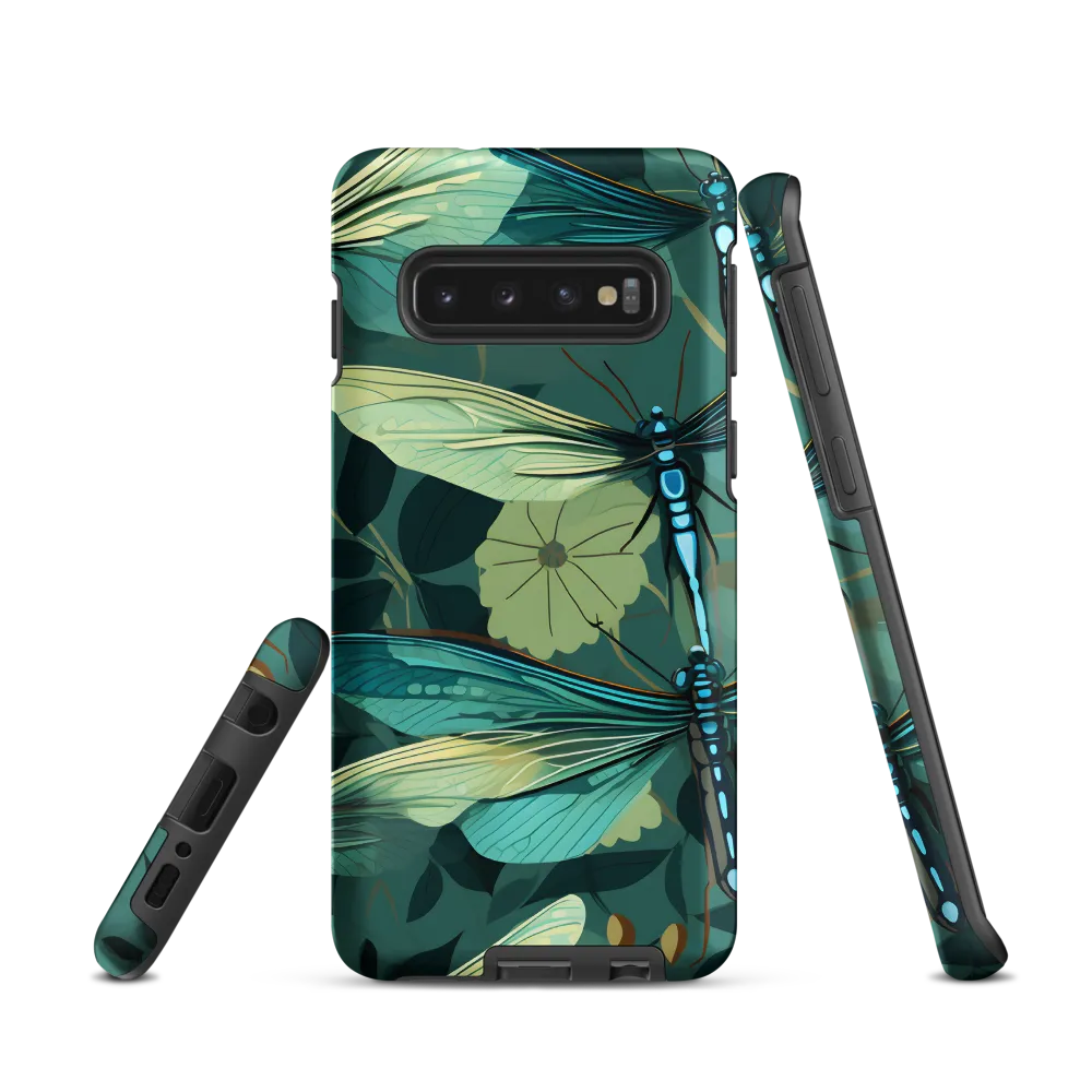 Whispers of Nature: Dragonflies in Harmony | Phone Case |  S10 | Tough Case | Matte