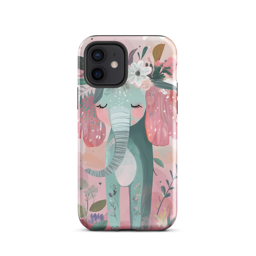 Whimsical Elephant in Bloom