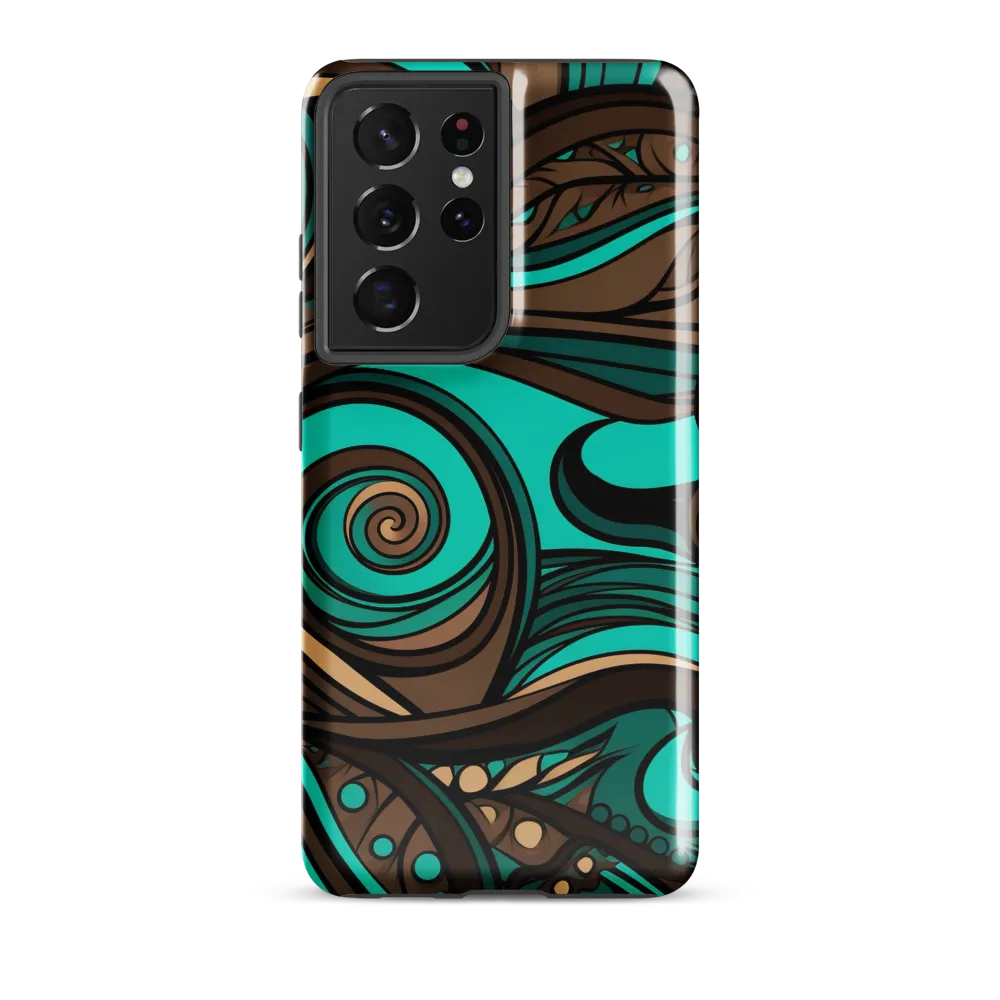 Fluctuating Currents | Phone Case |  S21 Ultra | Tough Case | Glossy