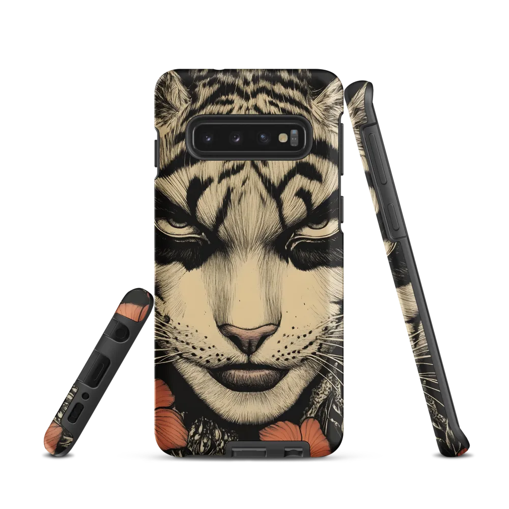 Feline Majesty: The Human-Leopard Connection | Phone Case |  S10 | Tough Case | Matte