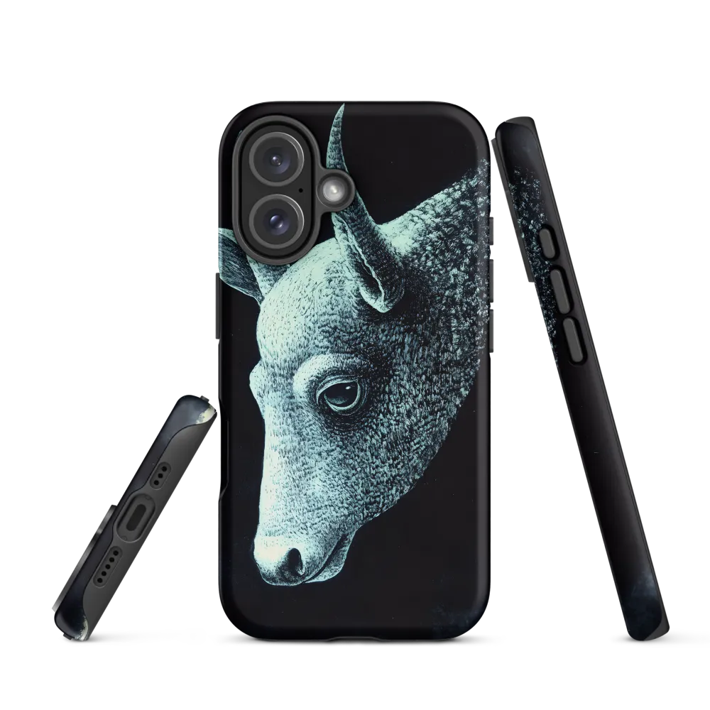 Ethereal Bull's Head | Phone Case |  16 | Tough Case | Matte