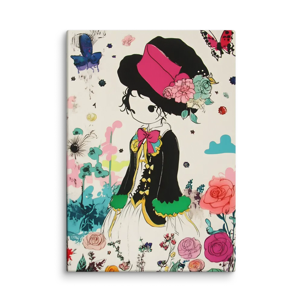 Whimsical Garden Reverie | Canvas | 28″×40″