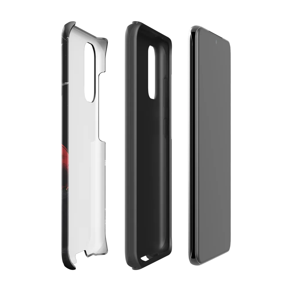 Harmony in Monochrome: A Surreal Assembly of Nature | Phone Case |  S20 | Tough Case | Glossy