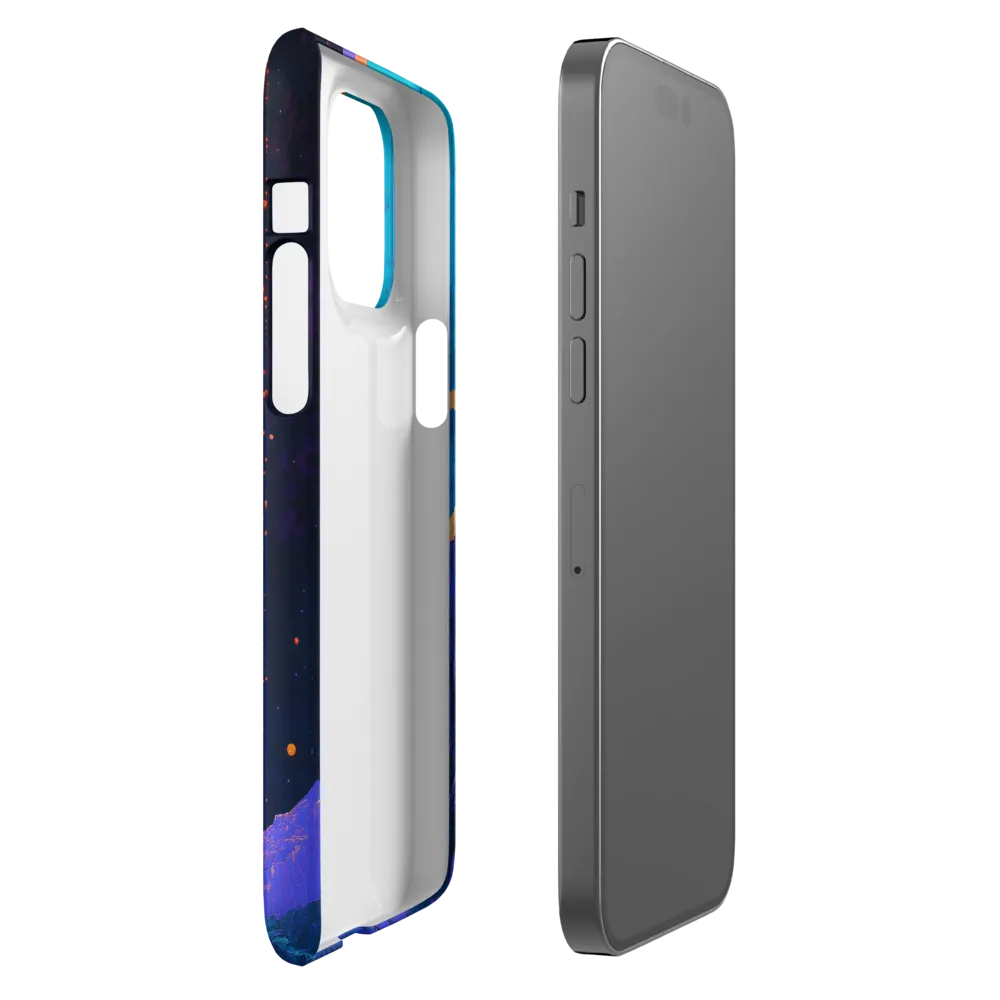 Celestial Harmony: A Surreal Exploration of Space | Phone Case |  14 Pro Max | Snap Case | Matte
