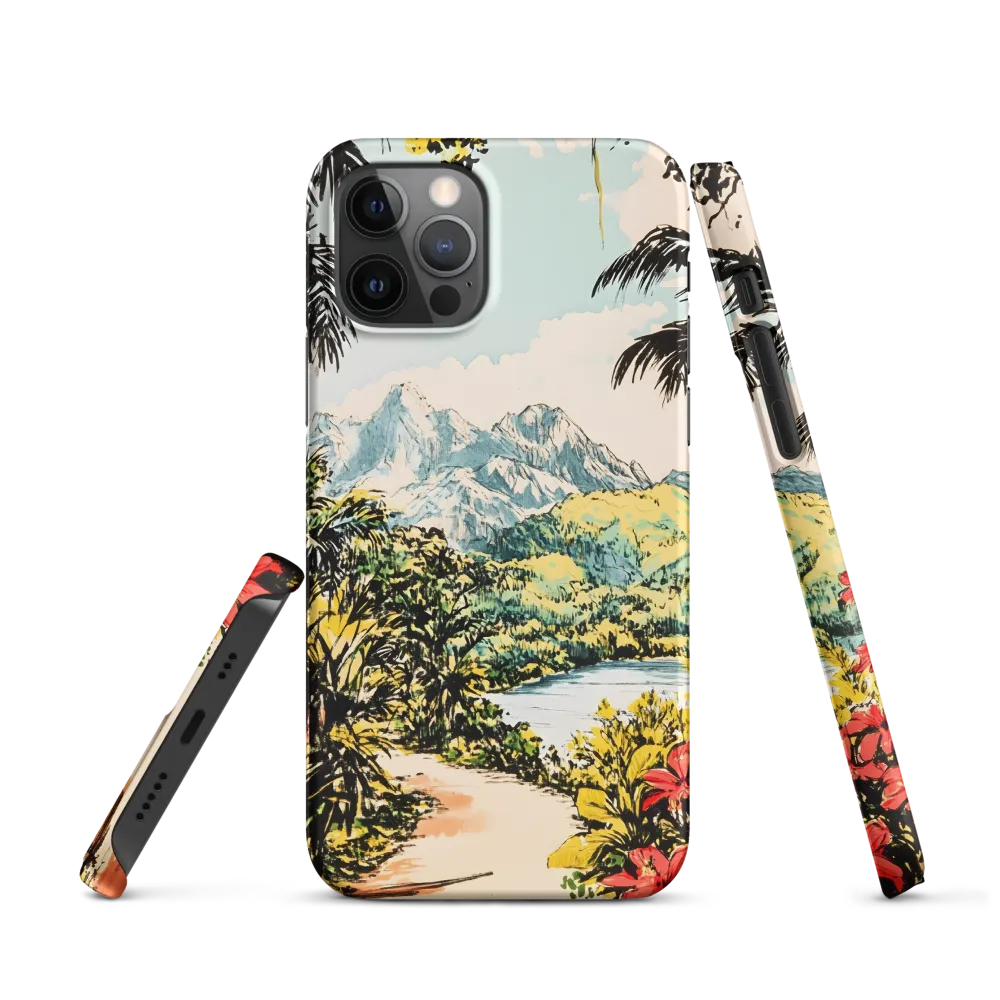 Tropical Serenity | Phone Case |  12 Pro | Snap Case | Matte