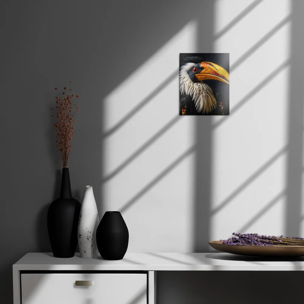 Majestic Hornbill Portrait