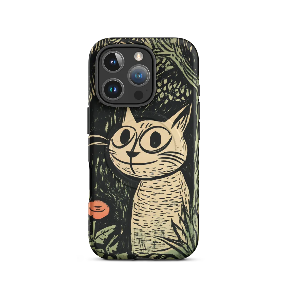 Whimsical Cat in the Forest