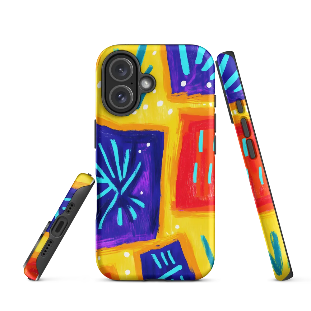 Vibrant Geometric Expressions | Phone Case