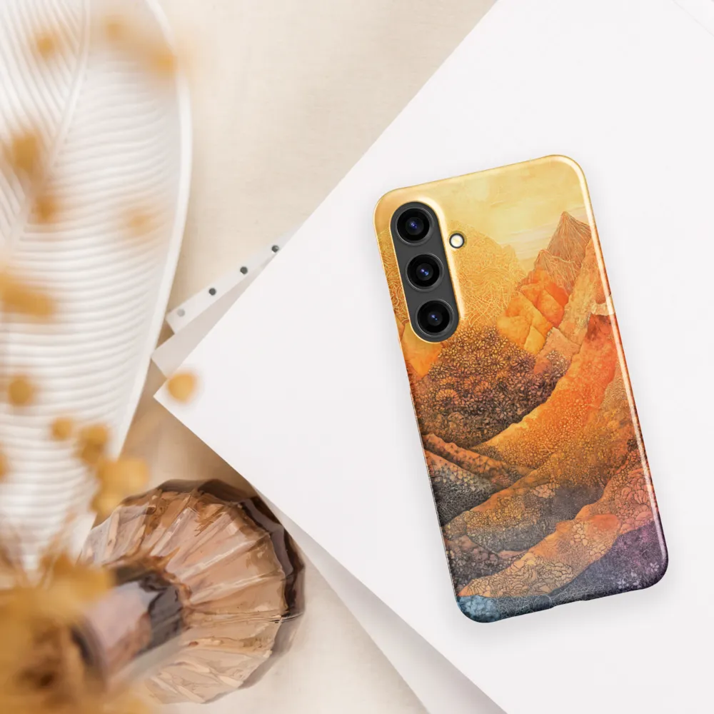 Serene Peaks of Color