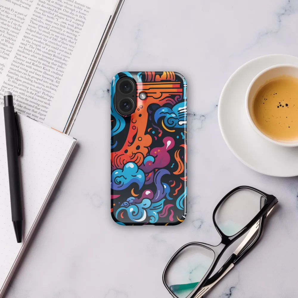 Whirlwind of Color and Light | Phone Case |  16 | Snap Case | Glossy