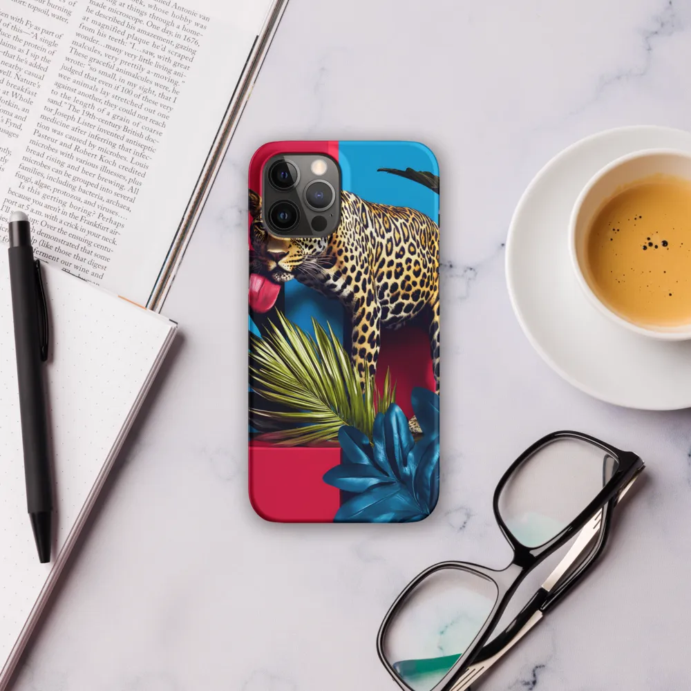 Playful Leopard in Vibrant Paradise
