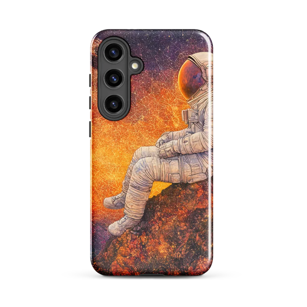 Cosmic Contemplation | Phone Case |  S24 Plus | Tough Case | Glossy