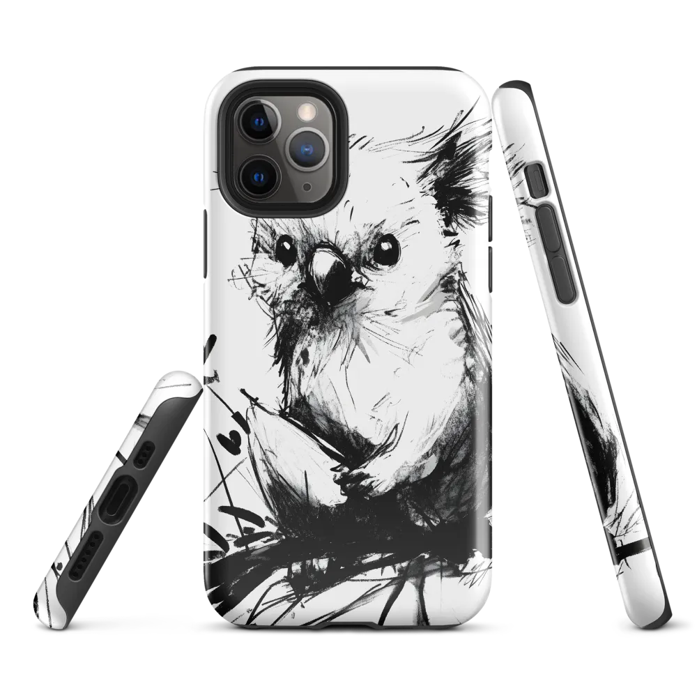 Whimsical Koala in Ink | Phone Case |  11 Pro | Tough Case | Glossy