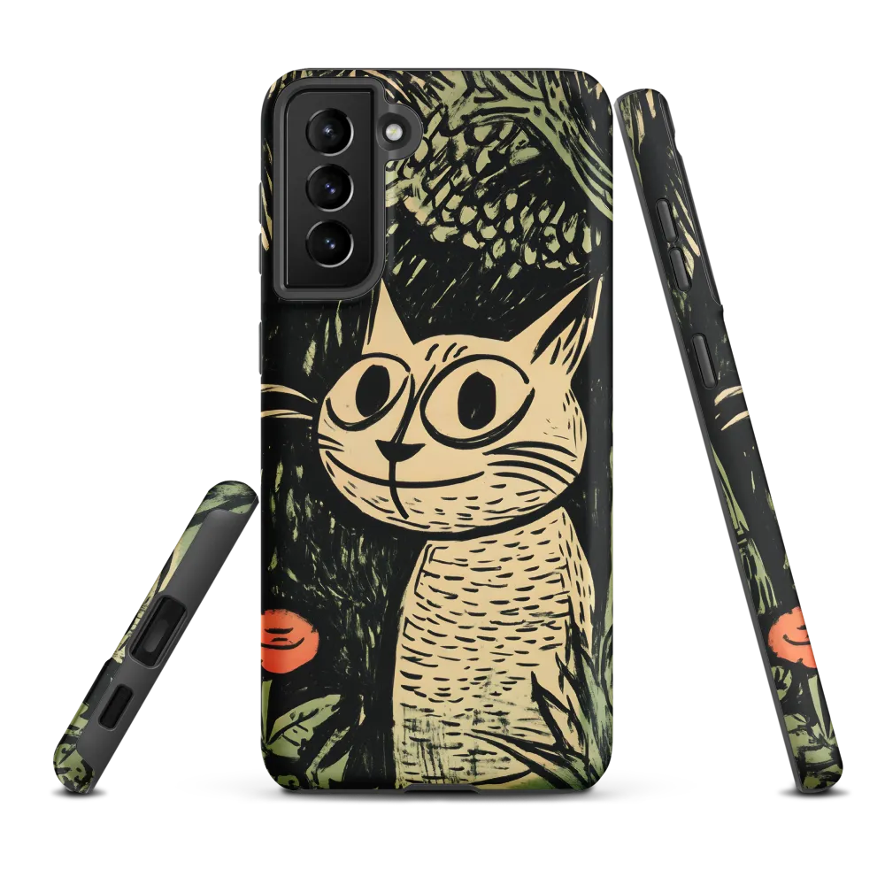 Whimsical Cat in the Forest