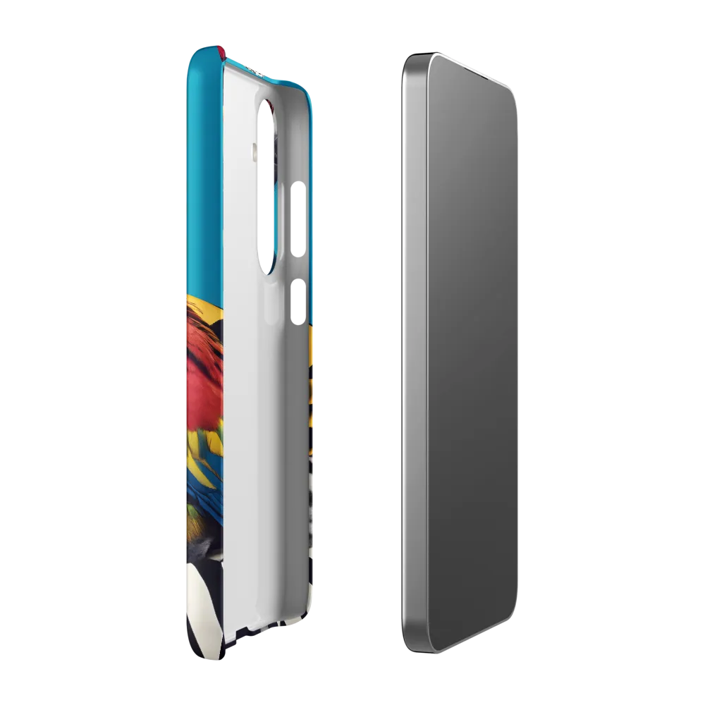 Vibrant Fusion of Flora and Fauna | Phone Case |  S24 Plus | Snap Case | Matte