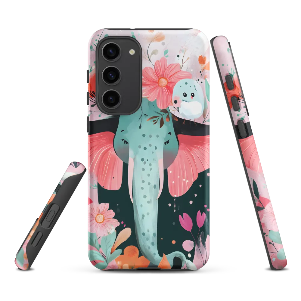 Whimsical Elephant in Bloom