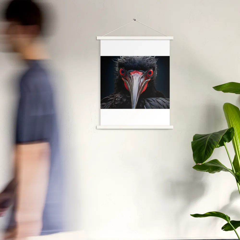 Gaze of the Abyss | Poster With White Wood Hanger | 18″×24″