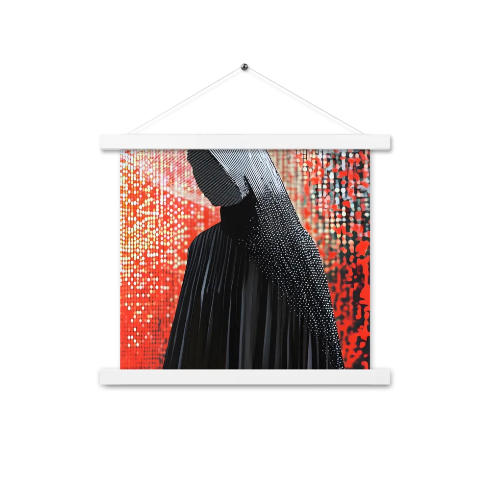 Veil of Modernity | Poster With White Wood Hanger | 14″×14″