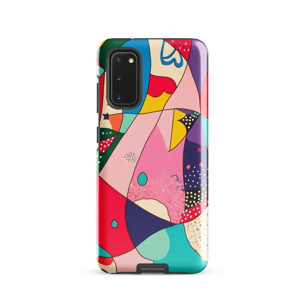 Playful Geometry in Color | Phone Case |  S20 | Tough Case | Glossy