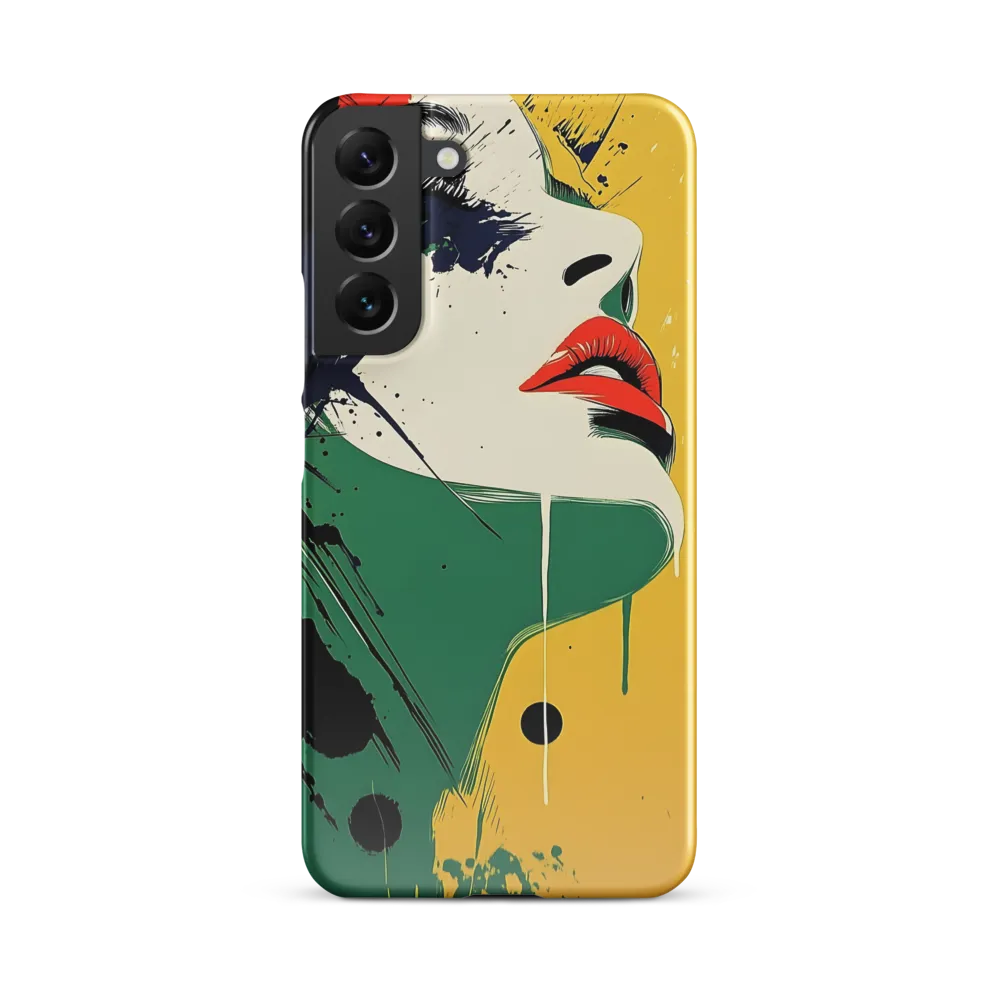 Bold Reflections: A Pop Art Portrait | Phone Case |  S22 Plus | Snap Case | Glossy
