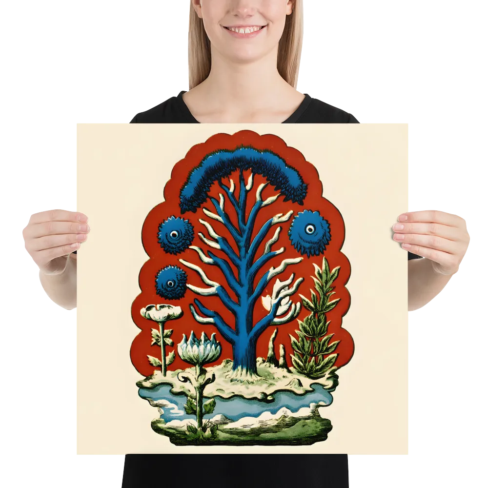 Azure Arbor 
 Poster | 18″x 18″