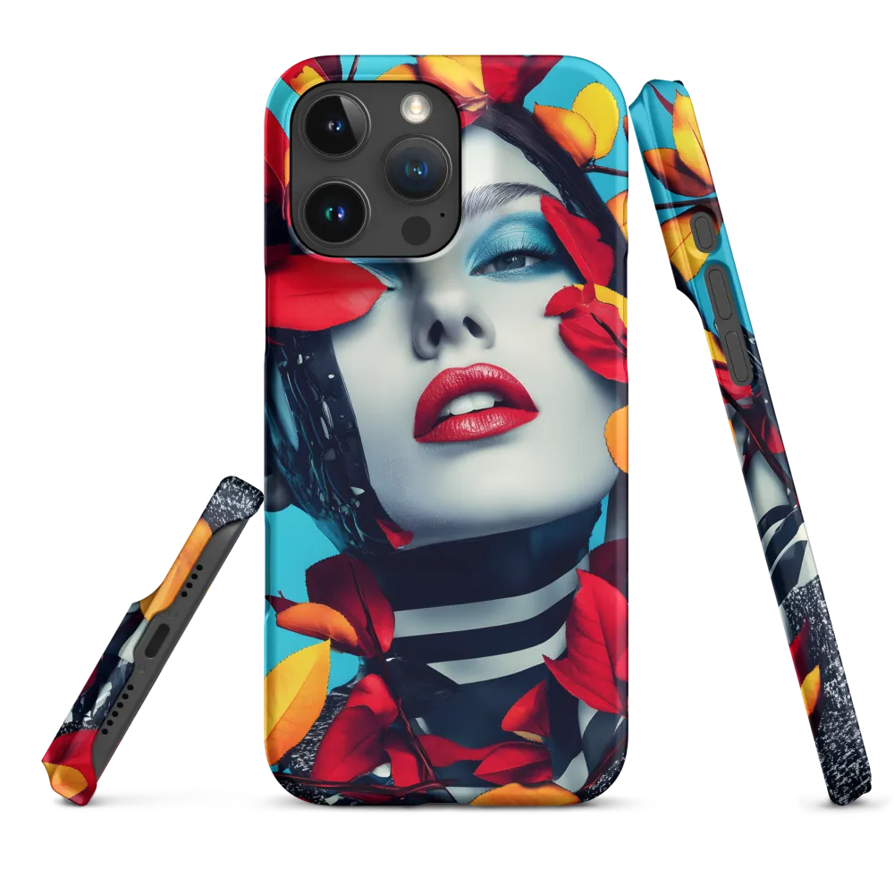 Futuristic Fusion: Nature Meets Technology | Phone Case |  16 Pro Max | Snap Case | Matte