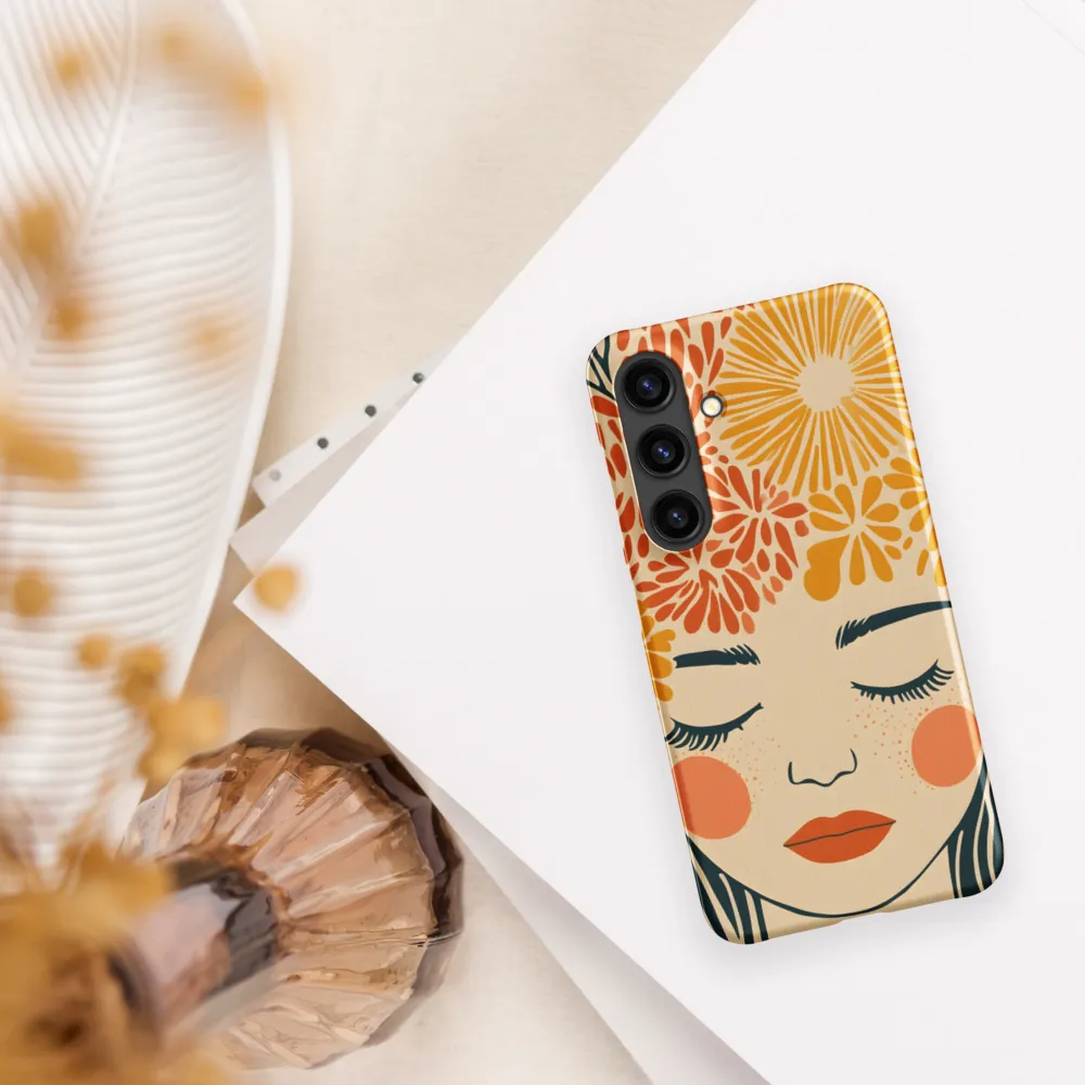 Serenity in Bloom | Phone Case |  S24 | Snap Case | Matte