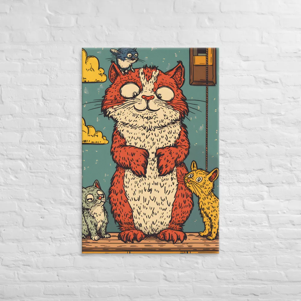 Playful Companions | Canvas | 32″×48″