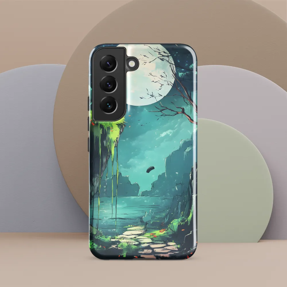 Moonlit Serenity: A Fantastical Landscape
