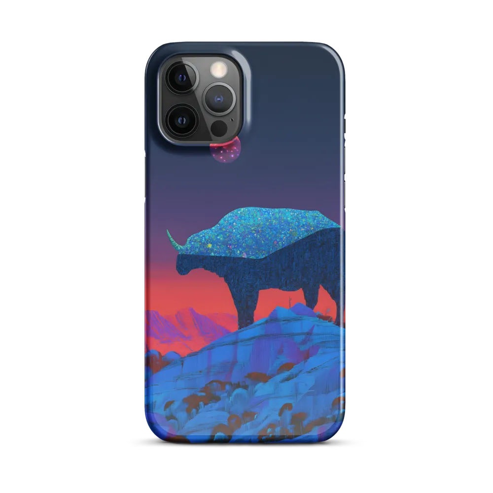 Luminous Bison Under a Celestial Sky