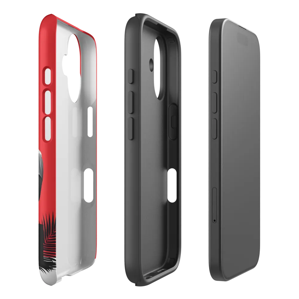 Contemplation in Red | Phone Case