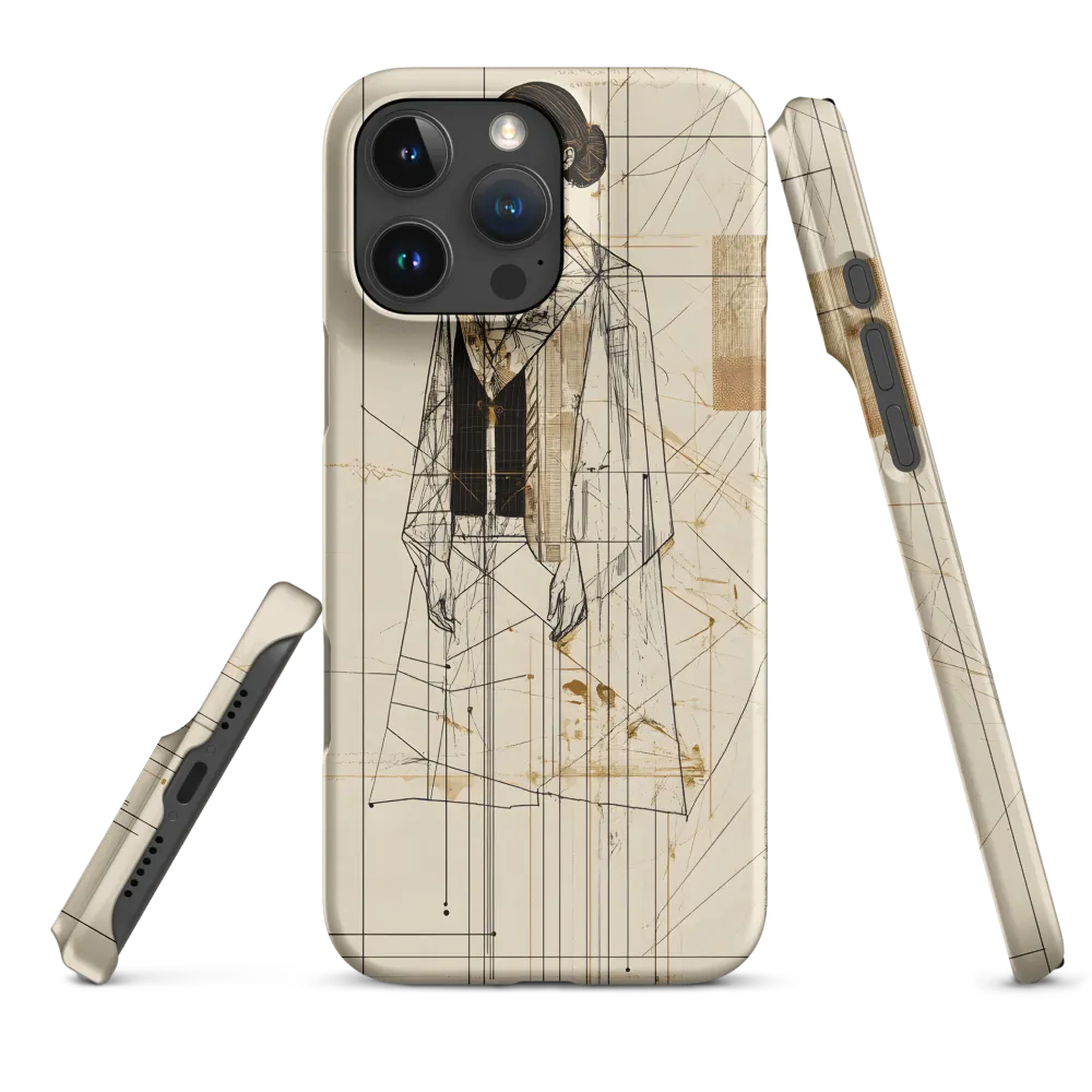 Elegance in Lines | Phone Case |  16 Pro Max | Snap Case | Matte