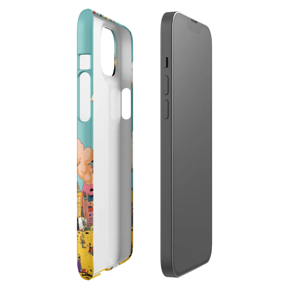 Urban Fantasia: A Whimsical Encounter | Phone Case |  14 Plus | Snap Case | Matte