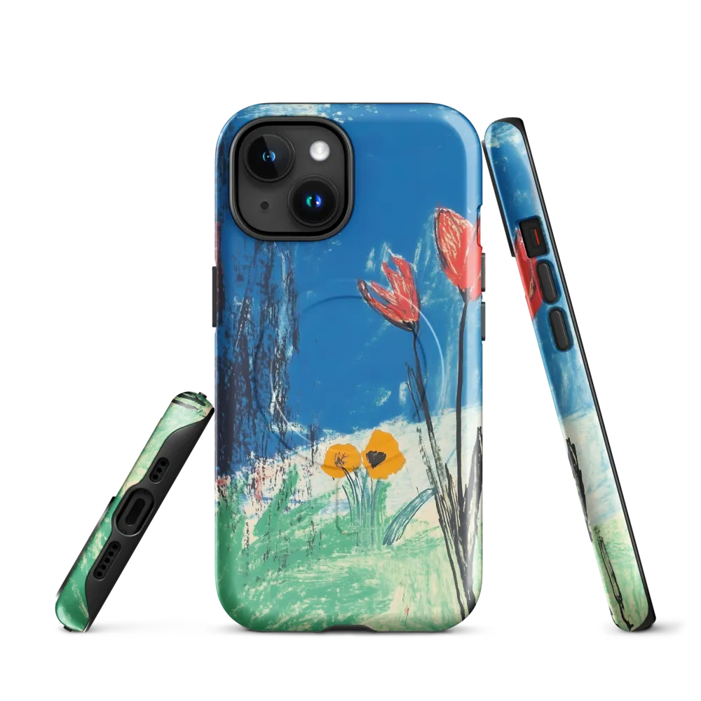 Joyful Blossoms in Blue