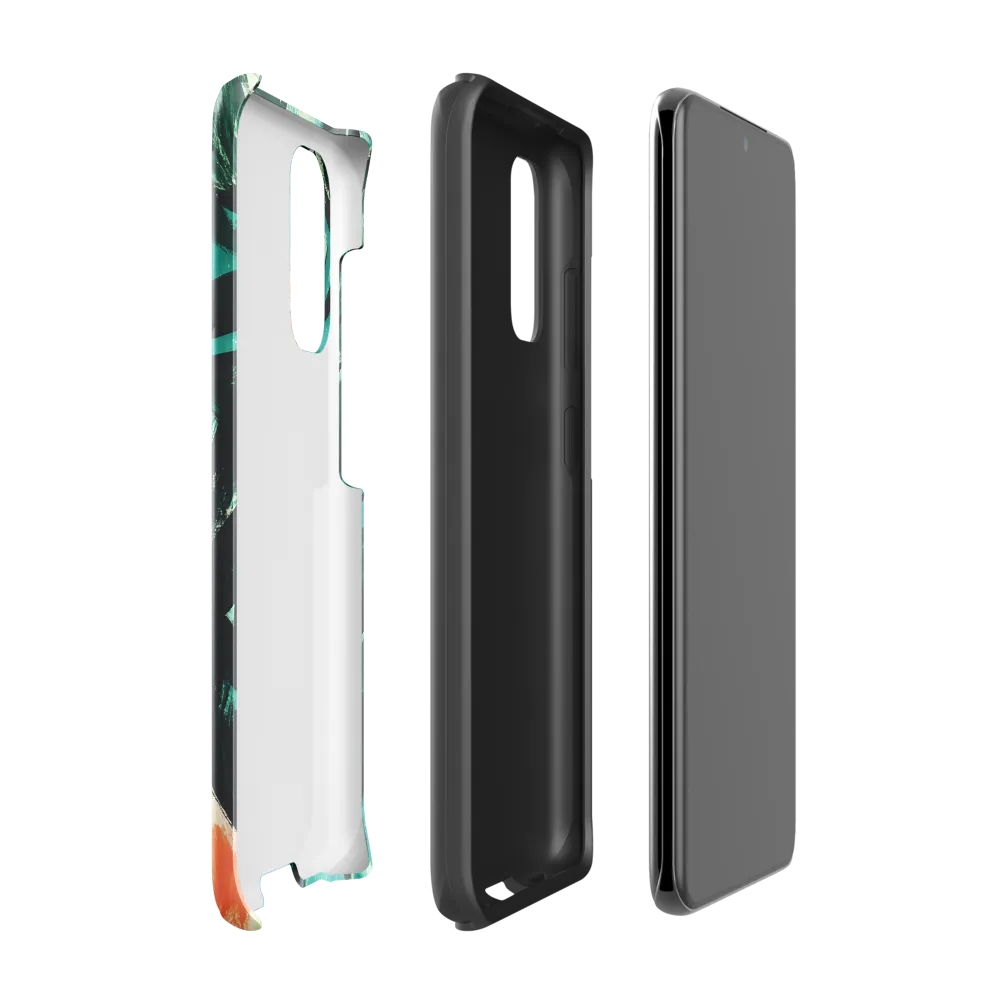 Curious Giraffe in Lush Greenery | Phone Case |  S20 | Tough Case | Glossy