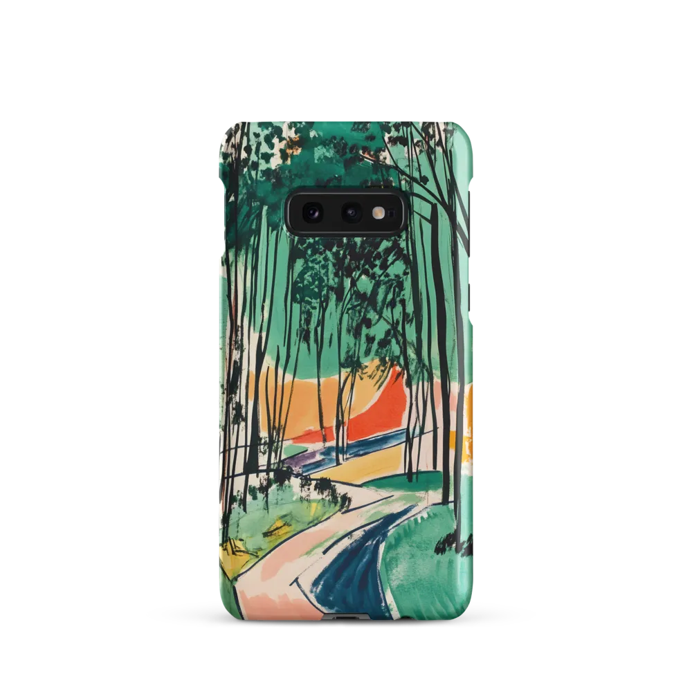 Winding Path Through the Forest | Phone Case |  S10e | Snap Case | Matte
