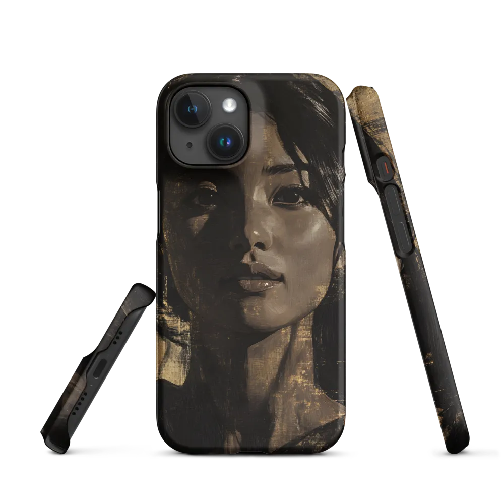 Golden Gaze: A Contemporary Portrait