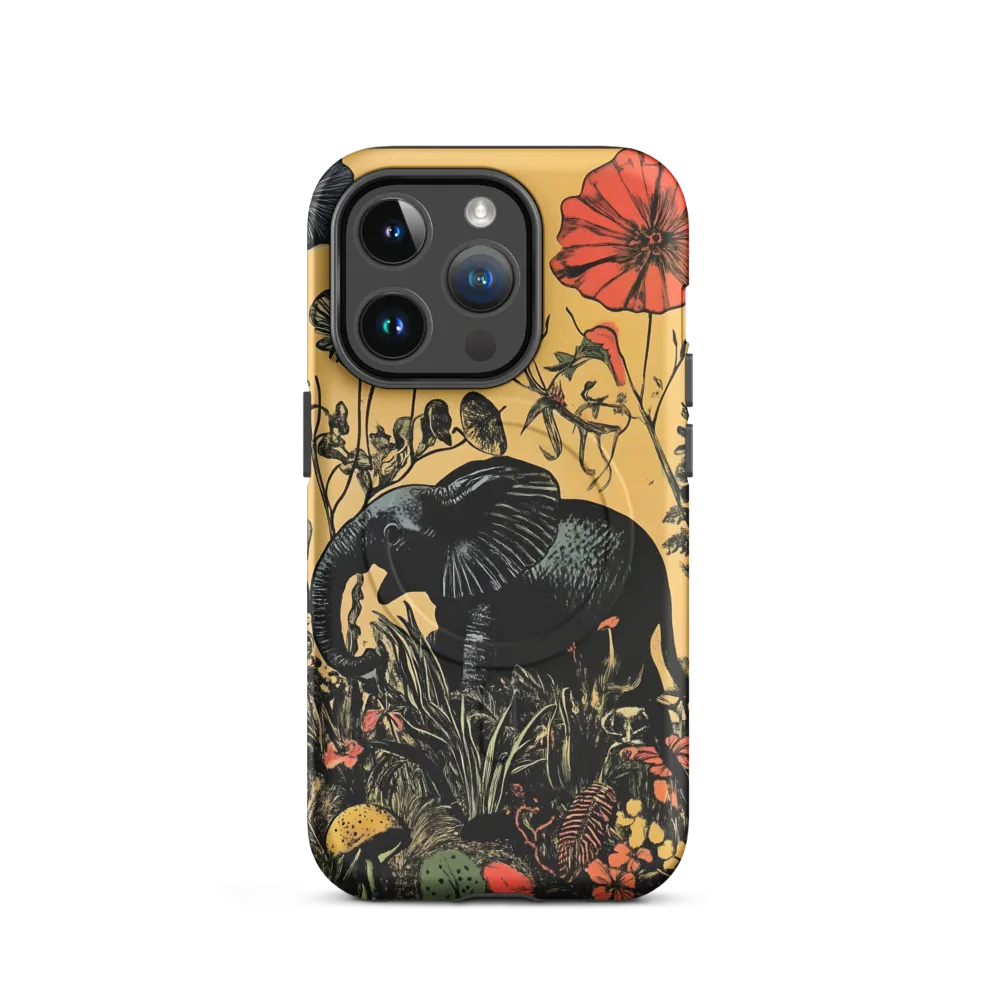 Floral Majesty: The Elephant's Sanctuary