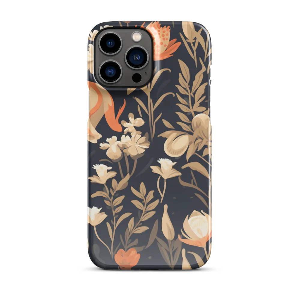 Floral Harmony: A Dance in the Dark