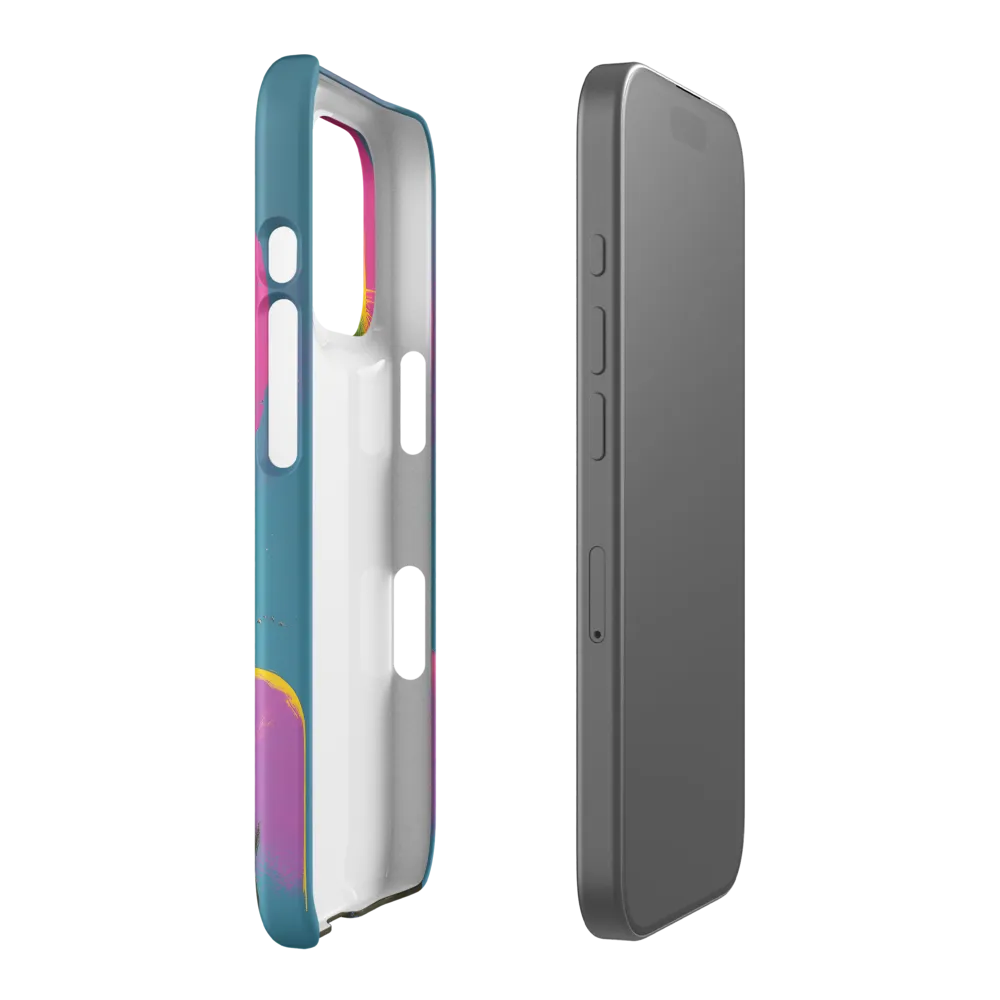 Neon Dreams: Portrait of a Modern Muse | Phone Case |  16 Pro | Snap Case | Matte