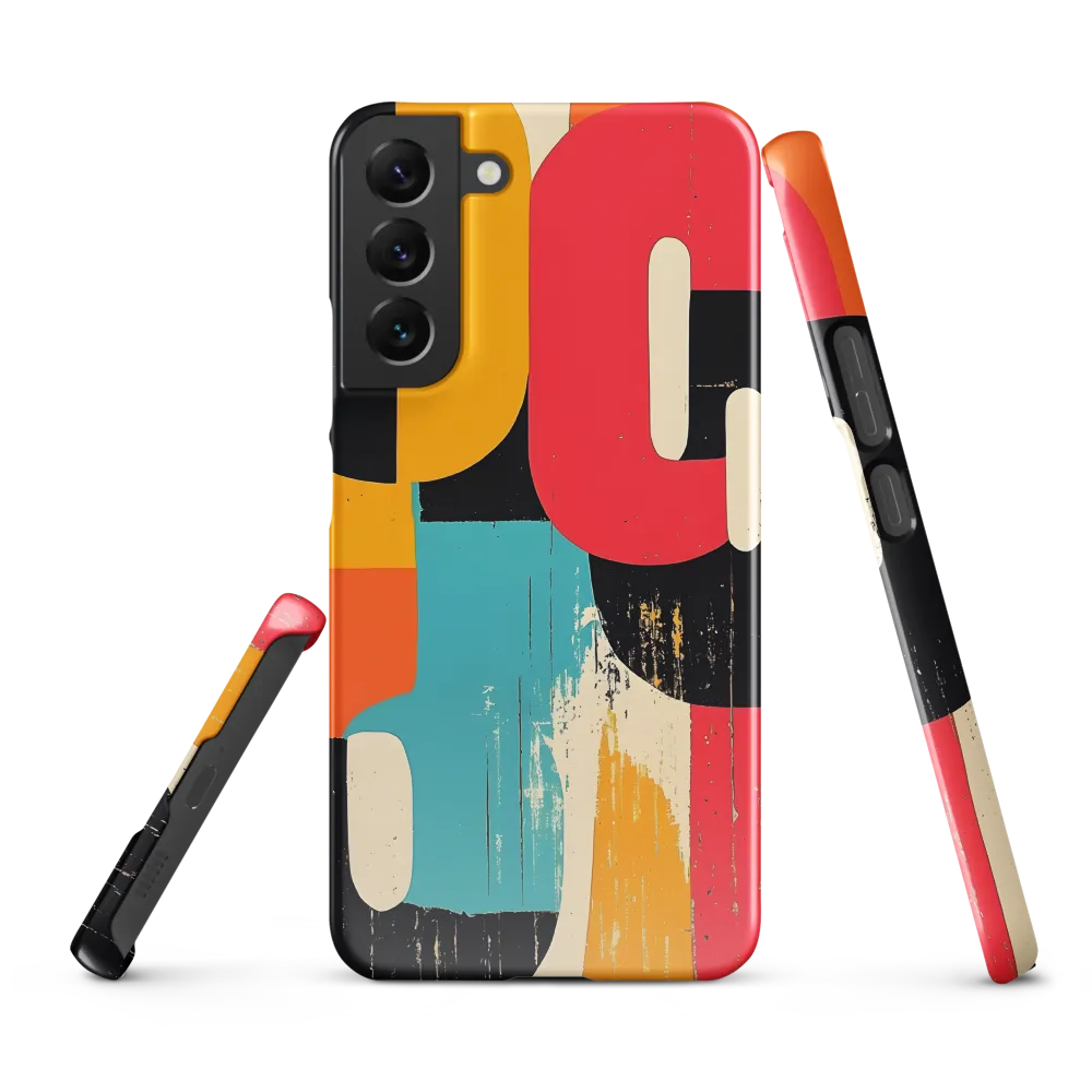 Colorful Curves: Numbers in Harmony | Phone Case |  S22 Plus | Snap Case | Glossy