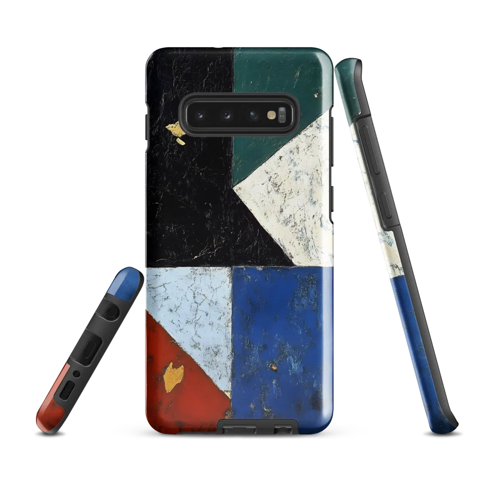 Geometric Tension: An Abstract Exploration | Phone Case |  S10 Plus | Tough Case | Glossy