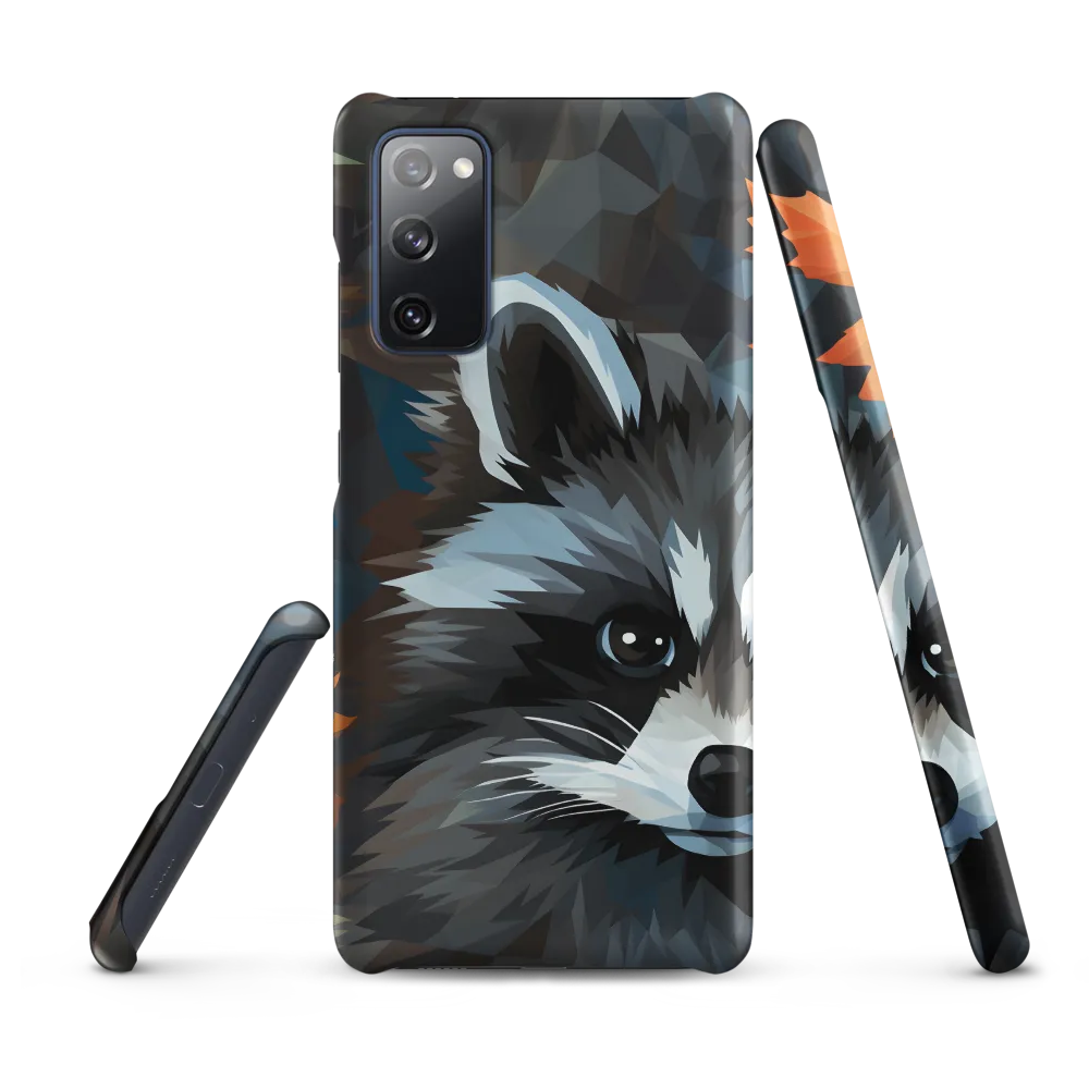 Whispers of Autumn: The Raccoon's Gaze