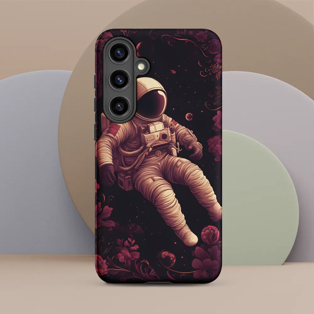 Cosmic Bloom: An Astronaut's Journey