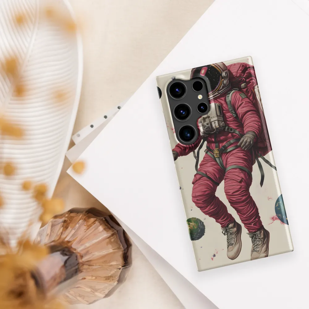 Cosmic Voyager: The Space Explorer | Phone Case |  S24 Ultra | Snap Case | Matte